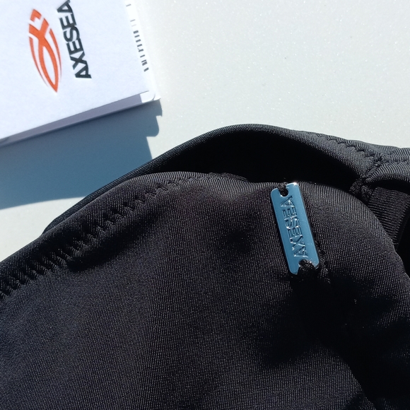 AXESEA String Bikini Top Black Padded Size XL NWT - Picture 4 of 6